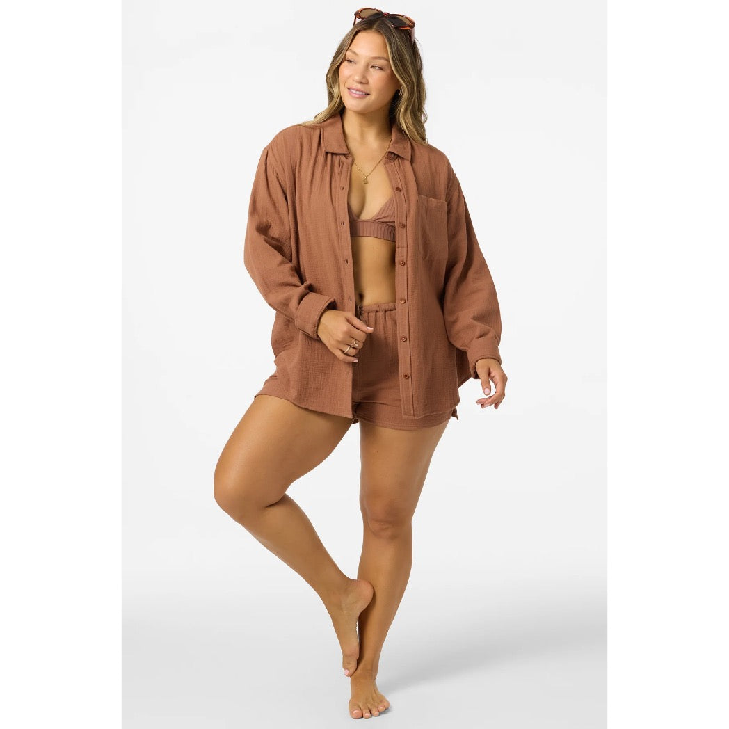 ONEILL - LENI RELAXED TOP | Carob Brown