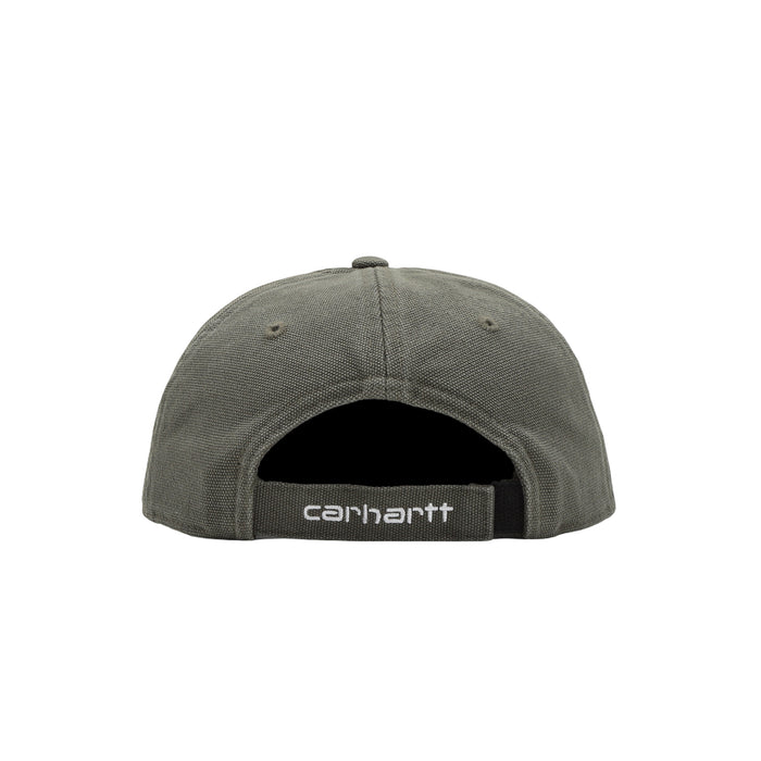 Canvas 6-Panel Cap-Leaf/White stone washed