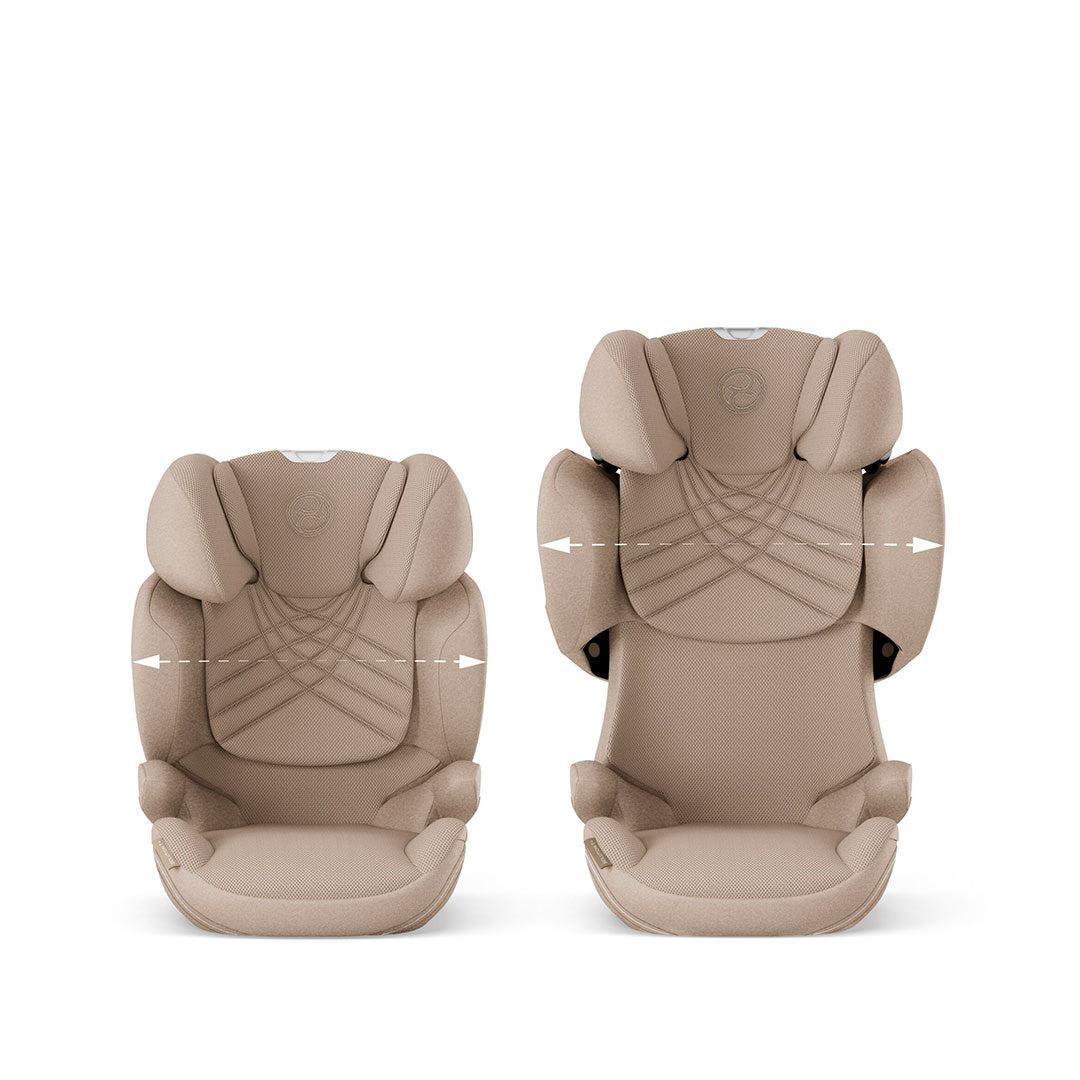CYBEX Solution T i-Fix Plus Car Seat - Cozy Beige