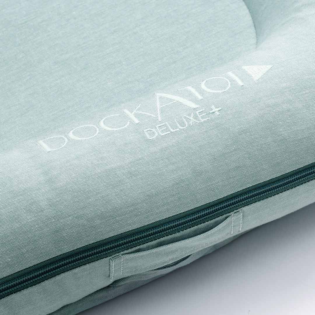 DockATot Deluxe+ Dock - Marine Chambray