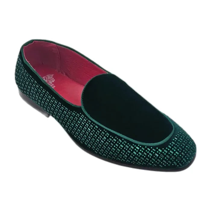 RB-102 Green velvet dress loafer for men – KCT Menswear
