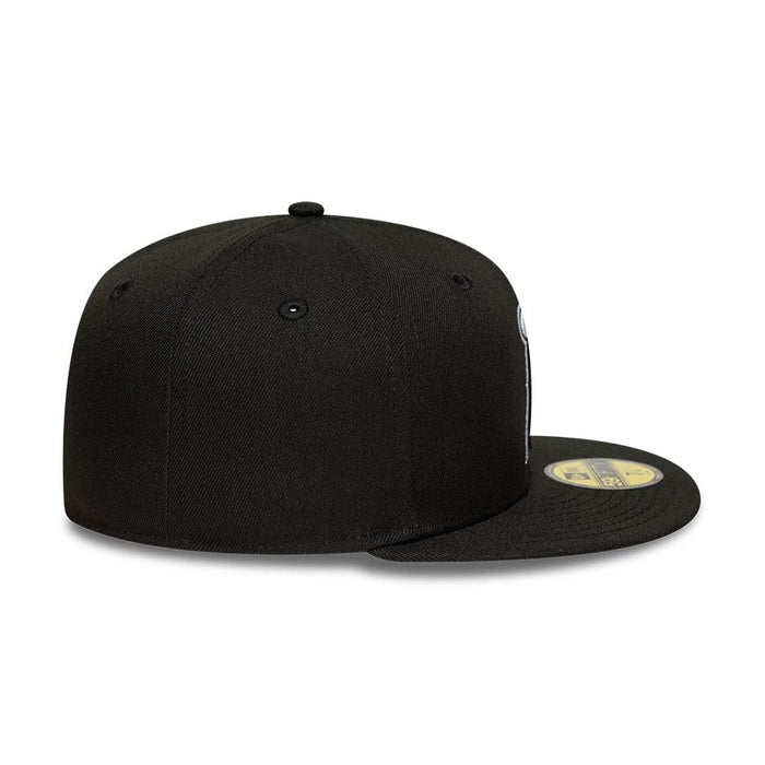 This is a LA Angels MLB Black 59FIFTY Fitted Cap 7