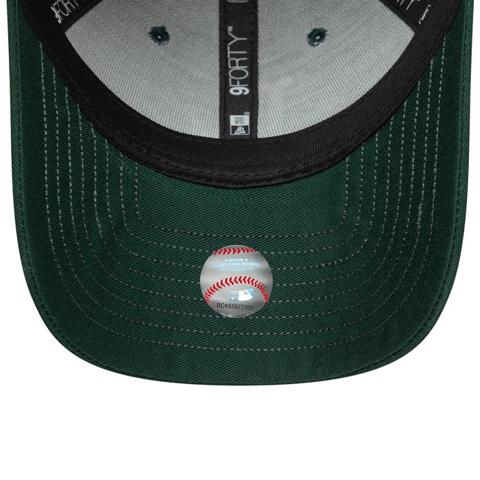 This is a LA Dodgers MLB Visor Script Dark Green 9FORTY Adjustable Cap 5