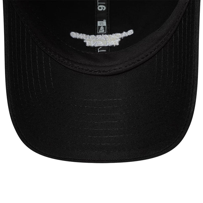 This is a New Era Slogan Background Talent Black 9TWENTY Adjustable Cap 7