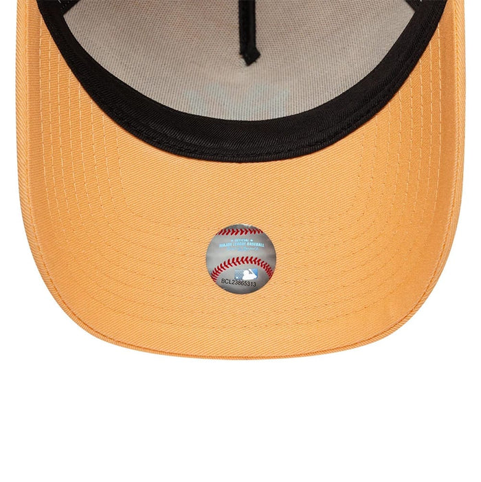 This is a New York Yankees MLB Pastel Orange 9FORTY A-Frame Adjustable Cap 7