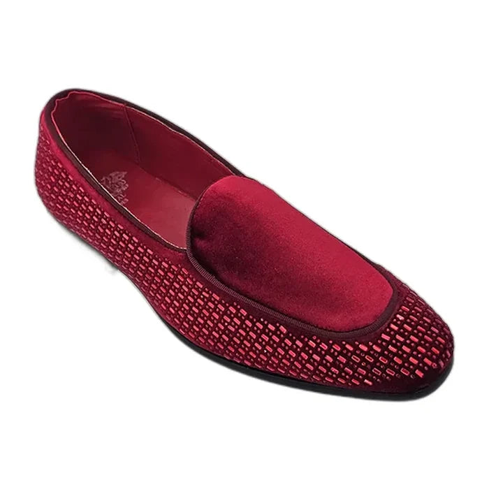 RB-102 Red velvet dress loafer for men – KCT Menswear