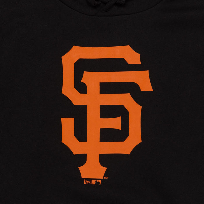 The Male model is wearing San Francisco Giants MLB Regular Black Pullover Hoodie 3