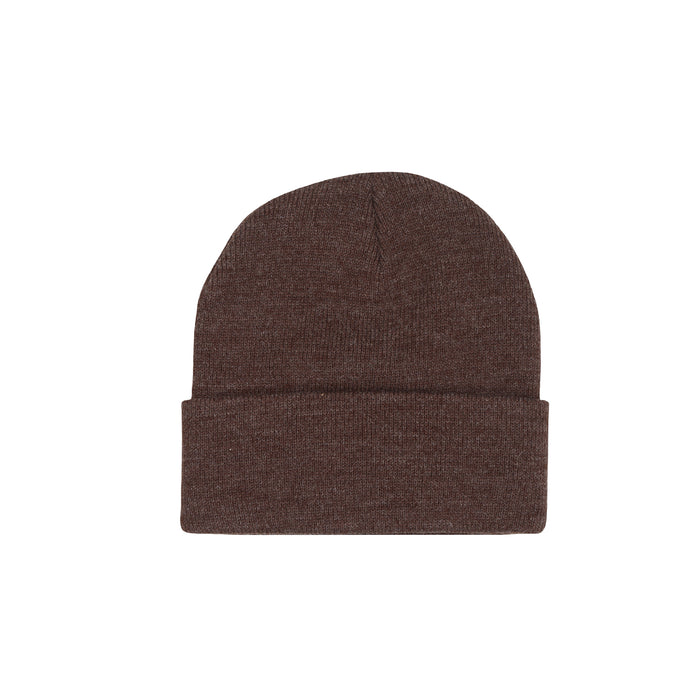 Stock Cuff Beanie - Heather Brown