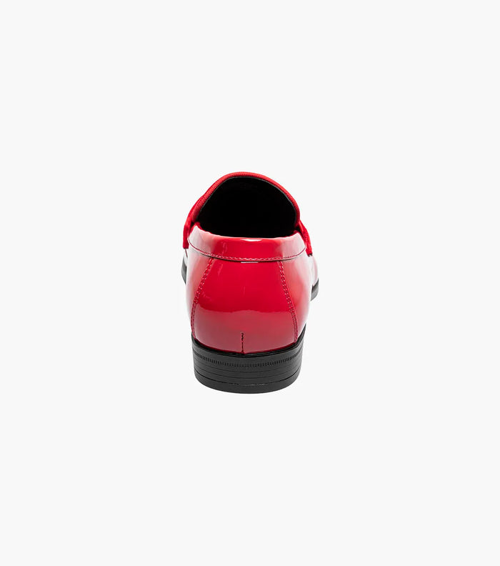 The Spratley – Red | Moc Toe Saddle Loafer – view 7 – KCT Menswear