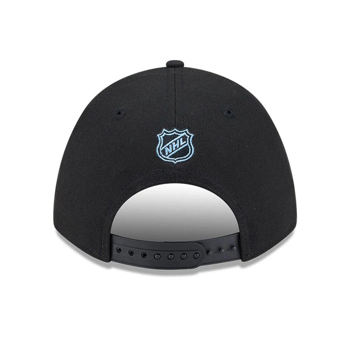 This is a Utah Mammoth NHL Team Black 9FORTY M-Crown Adjustable Cap 7