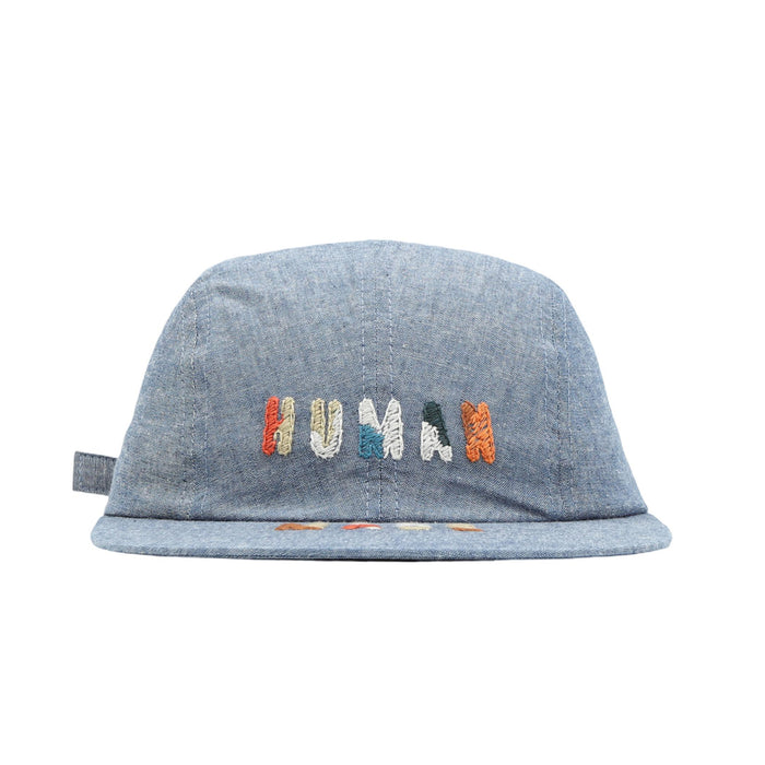 4 Panel Chambray Cap - Blue