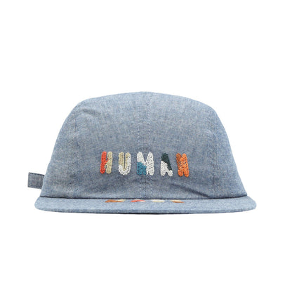 4 Panel Chambray Cap - Blue