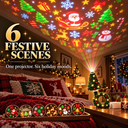 💯 Last day 49% OFF - 🎄Magical Christmas Tree USB Projector Light