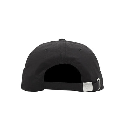 5 Panel Nylon Cap - Black
