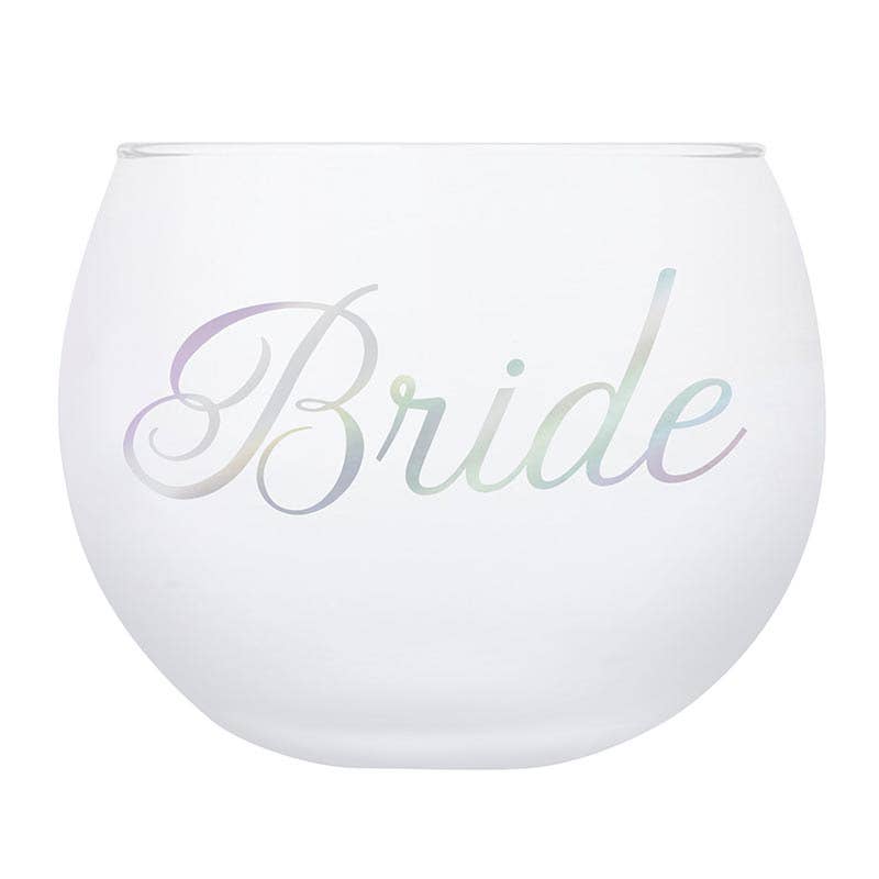 Roly Poly Glass - Bride