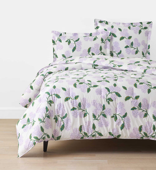 Percale Comforter - Hydrangea Lilac
