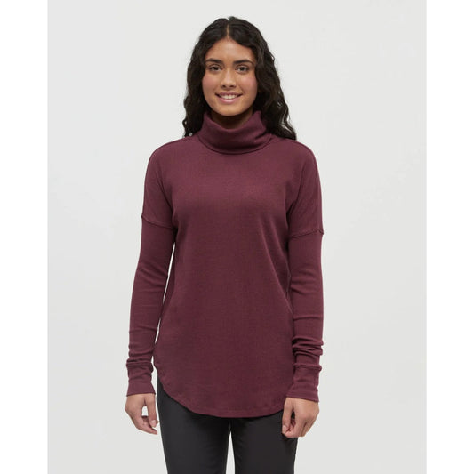TENTREE - HIGHWOOD TURTLENECK SWEATER | Deep Burgundy