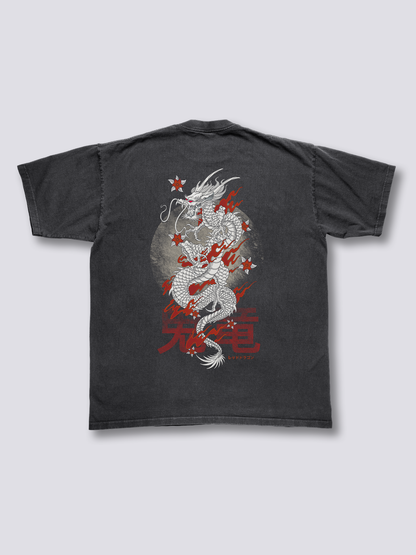 Burning Dragon Vintage T-Shirt
