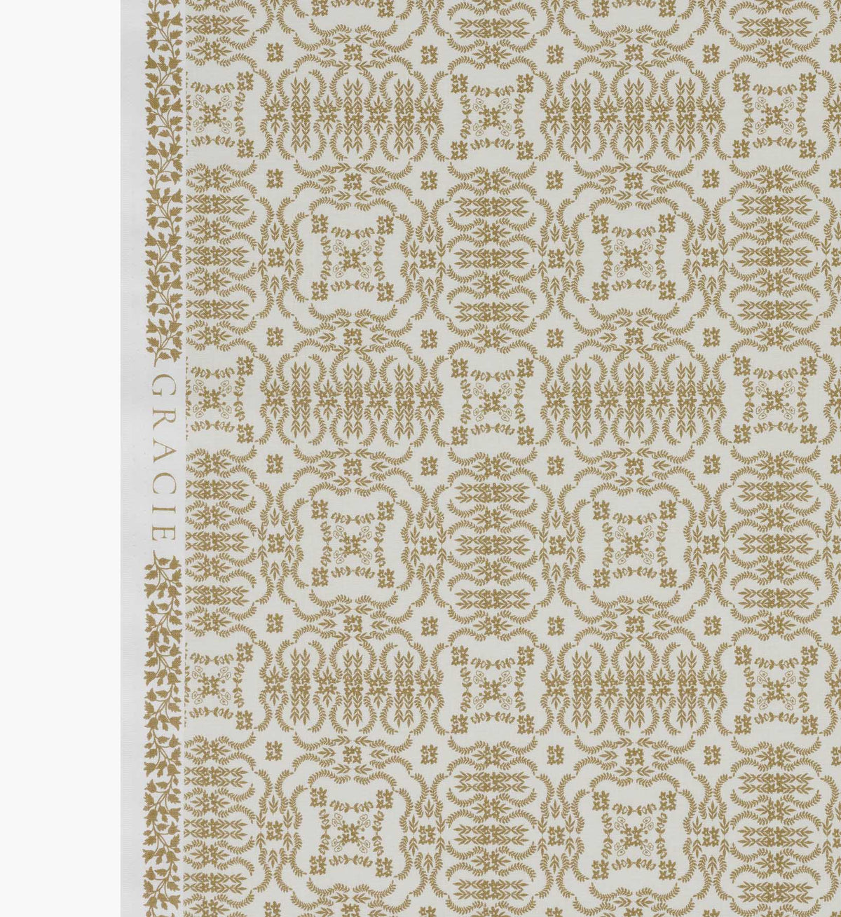 Heritage Cotton Fabric - Cream