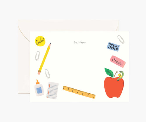 Everyday Personalized Stationery  - Teacher's Desk