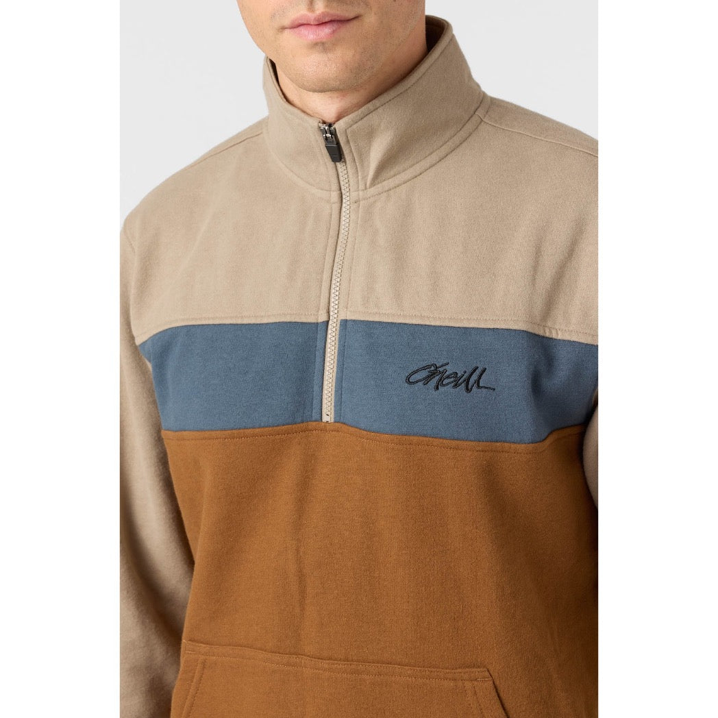 ONEILL - FIFTY TWO 1/4" ZIP PULLOVER | KHAKI