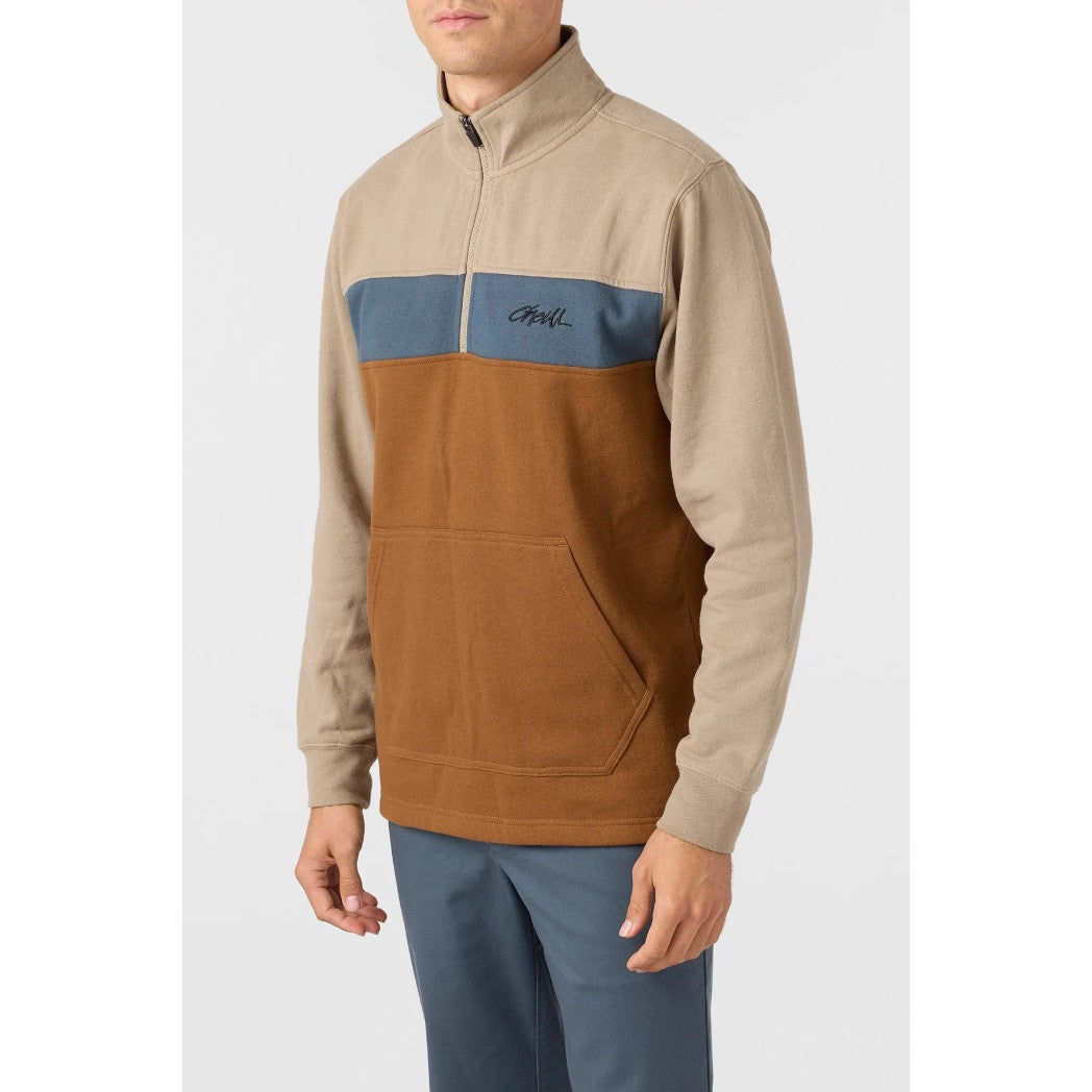 ONEILL - FIFTY TWO 1/4" ZIP PULLOVER | KHAKI