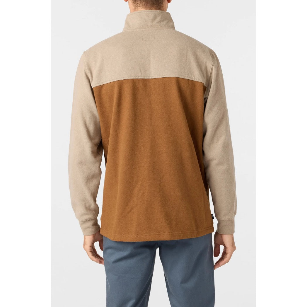 ONEILL - FIFTY TWO 1/4" ZIP PULLOVER | KHAKI