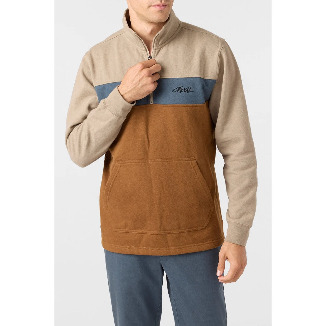 ONEILL - FIFTY TWO 1/4" ZIP PULLOVER | KHAKI