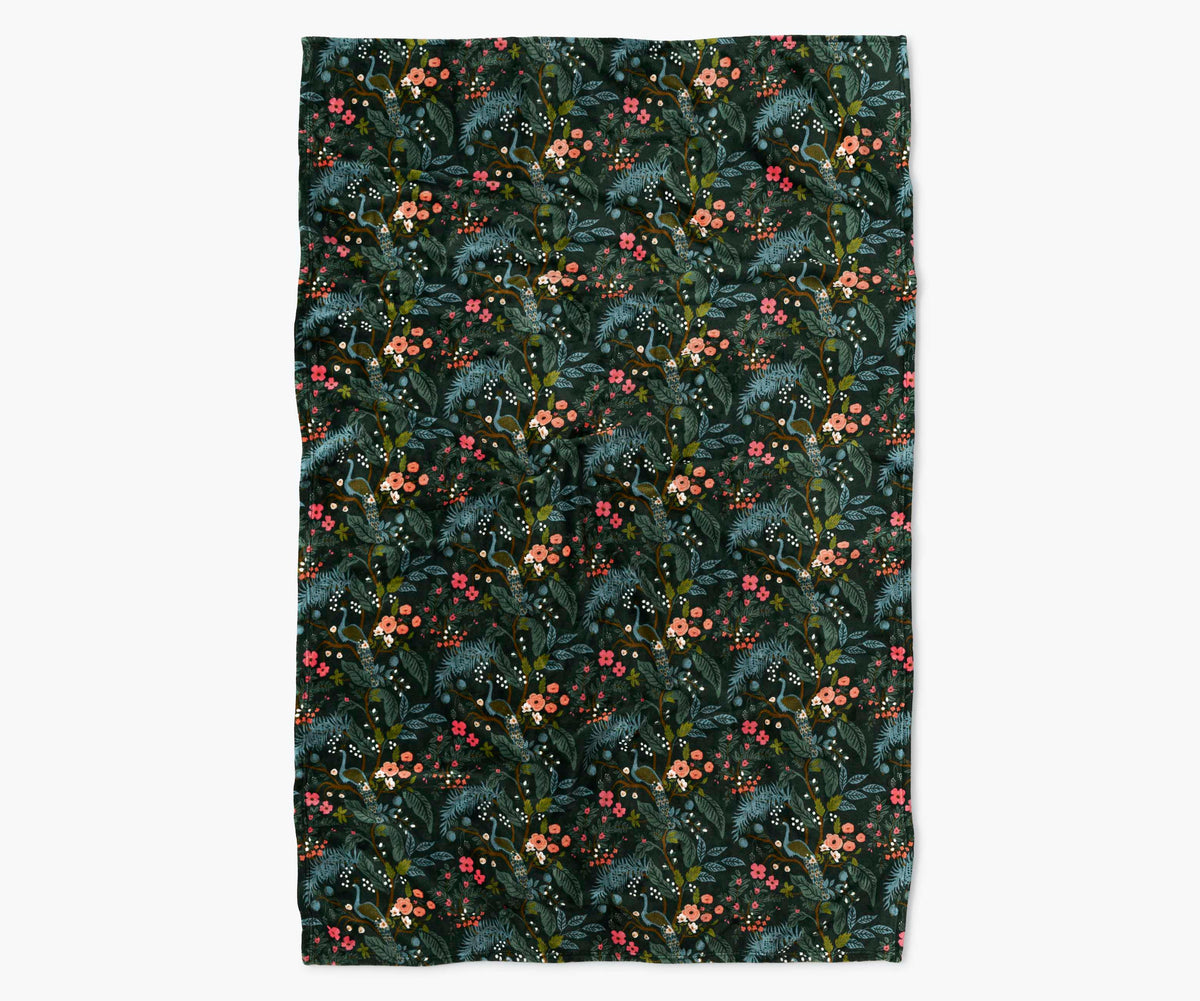 Fleece Blanket - Peacock
