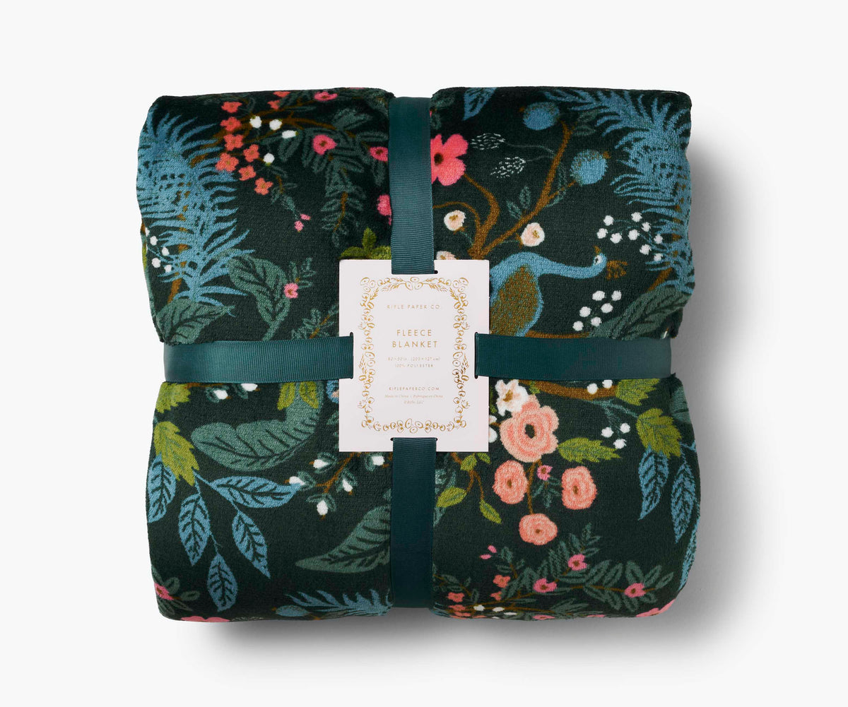 Fleece Blanket - Peacock