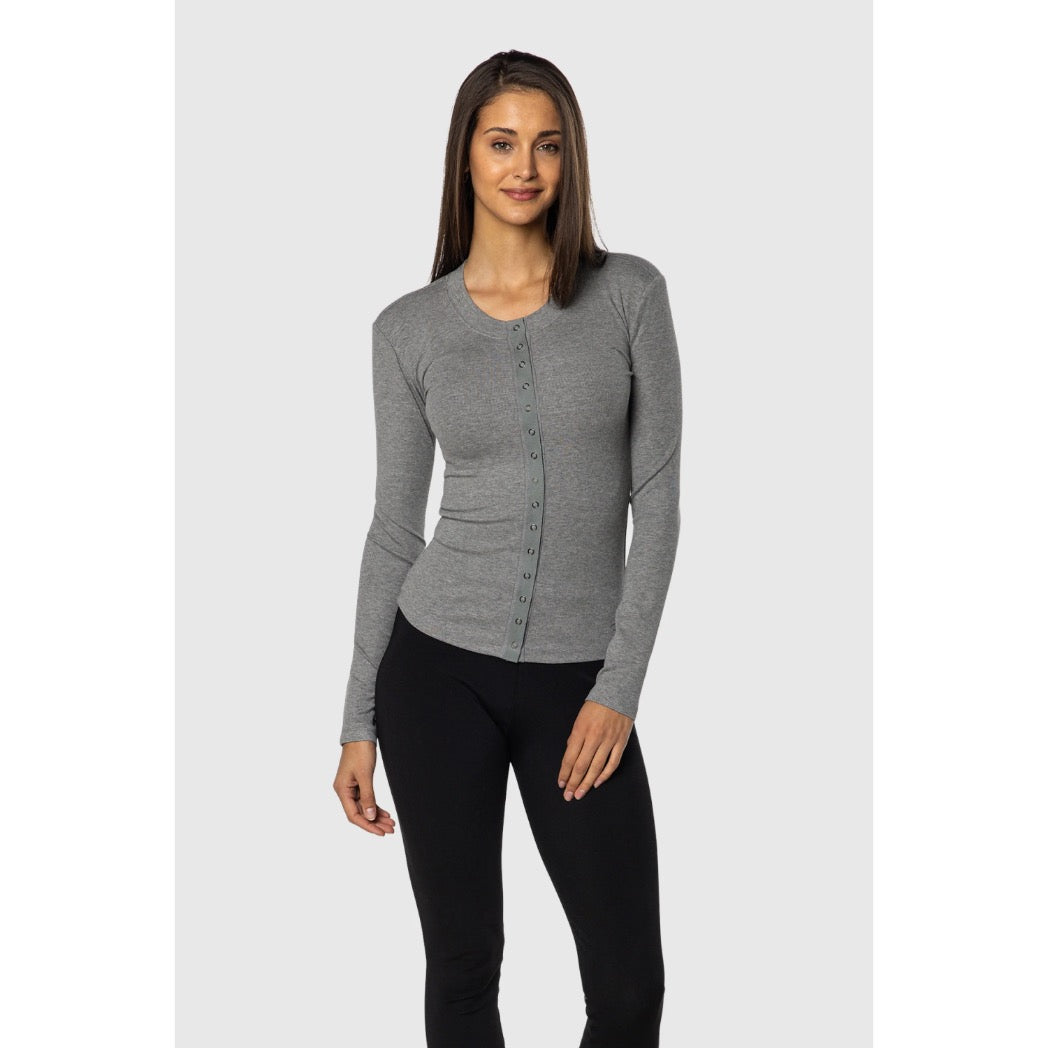 TEAMLTD - SNAP LONGSLEEVE | Grey