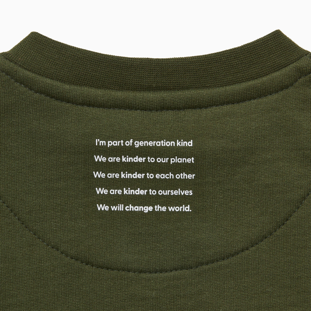 Generation Kind Oversized Sweatshirt - Khaki