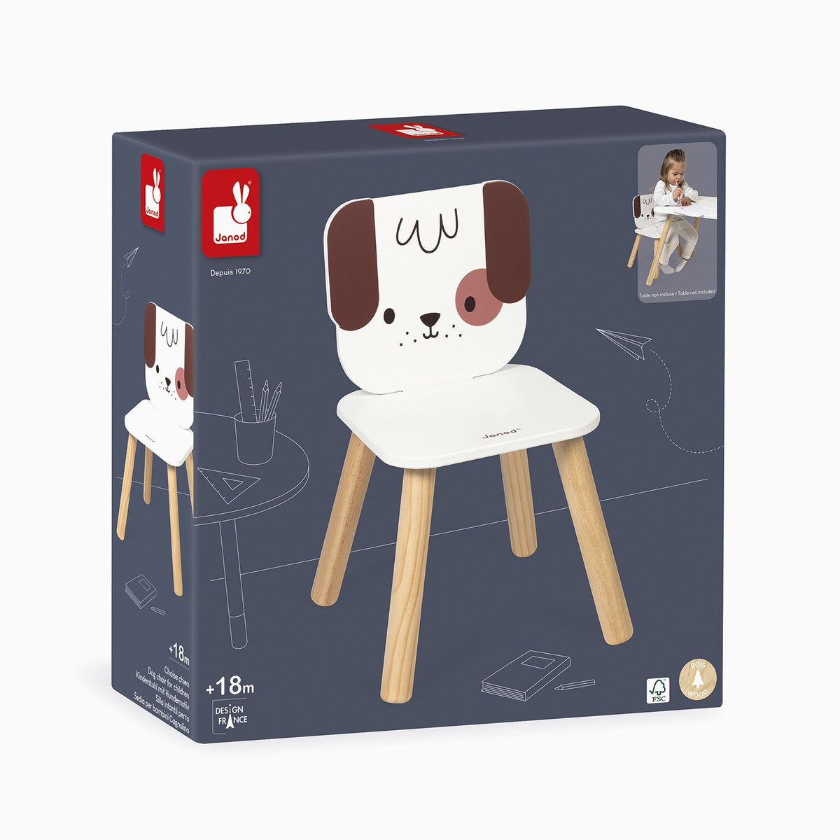 Janod Children's Chair - Dog