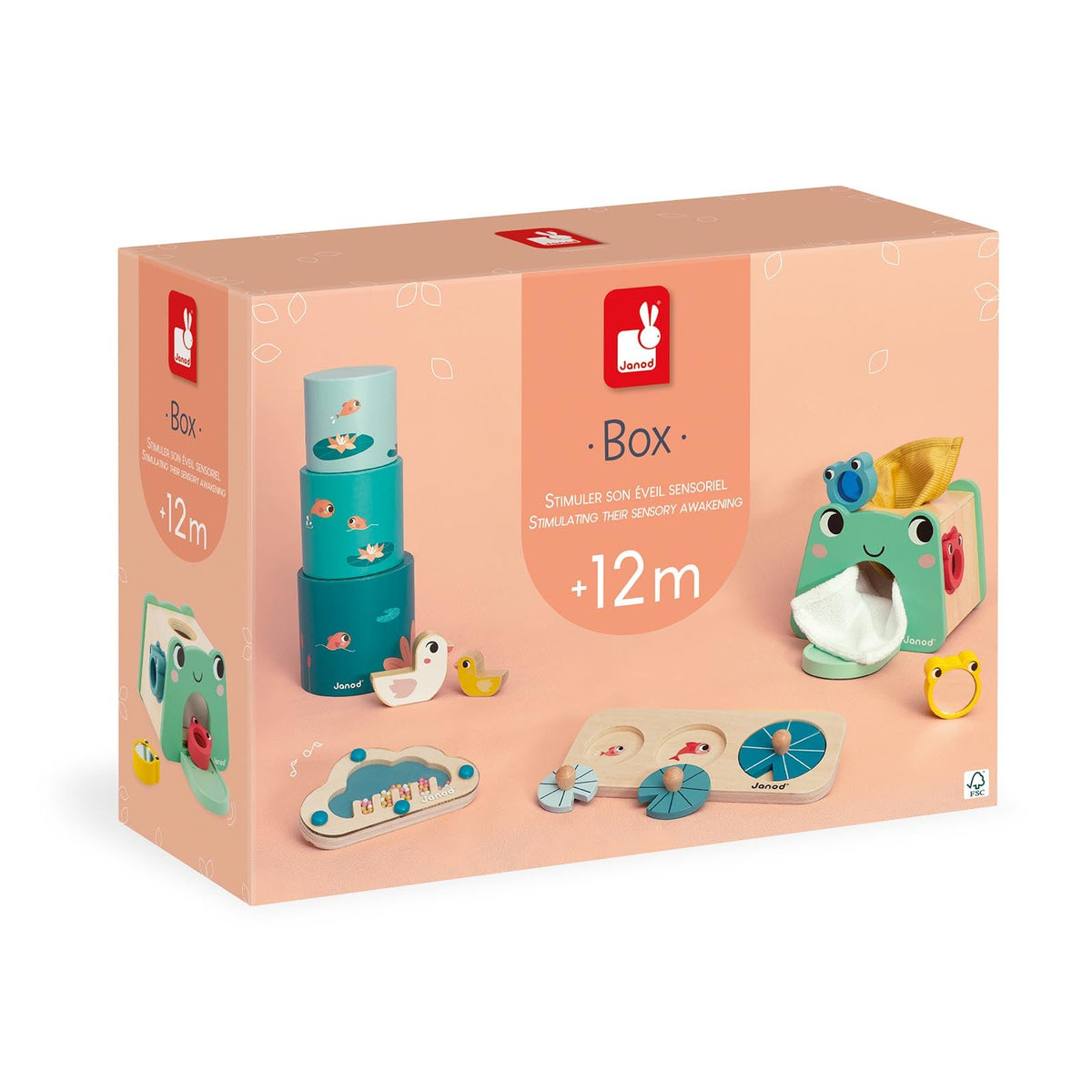 Janod Development Toy Box - 12 months