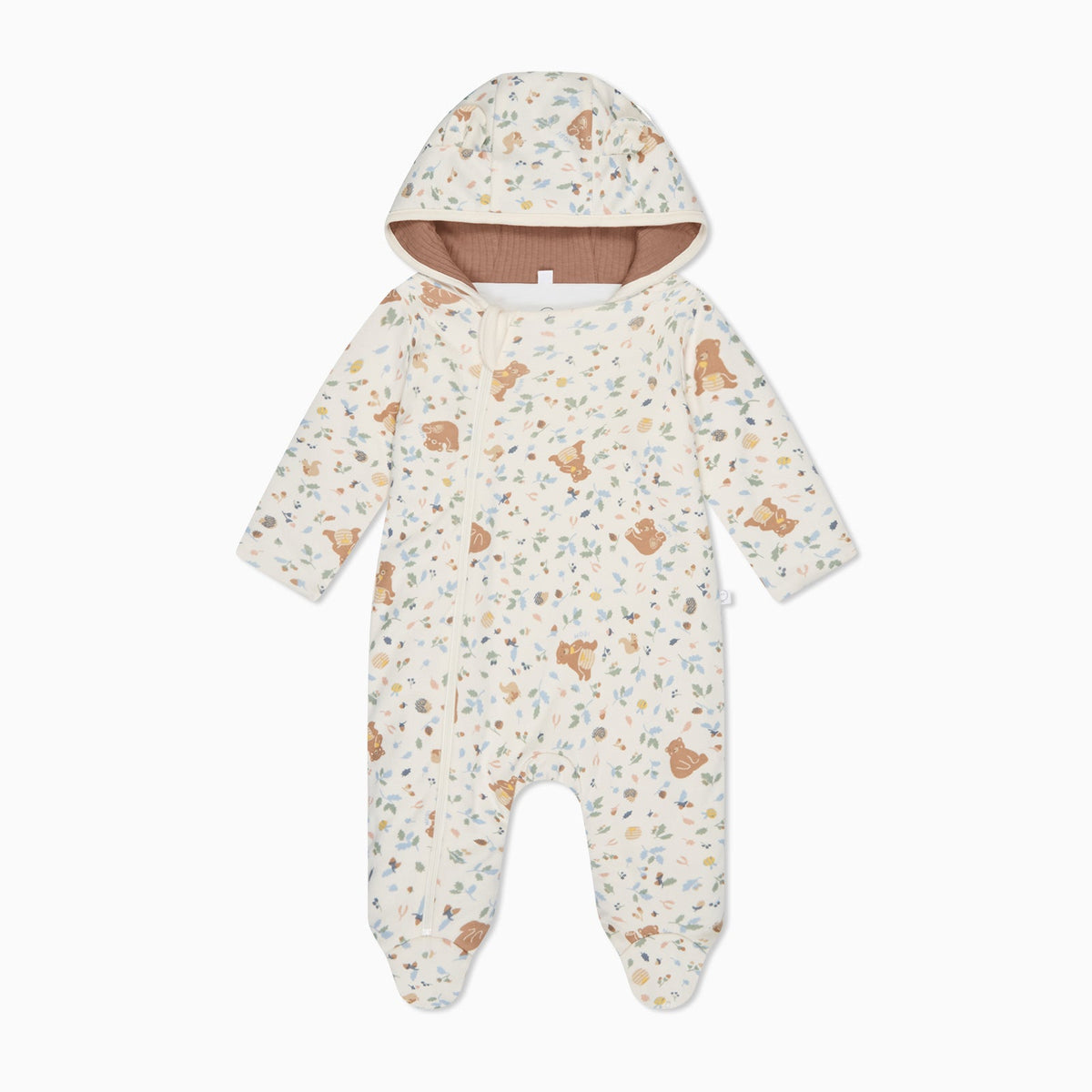 Bear Print Pramsuit