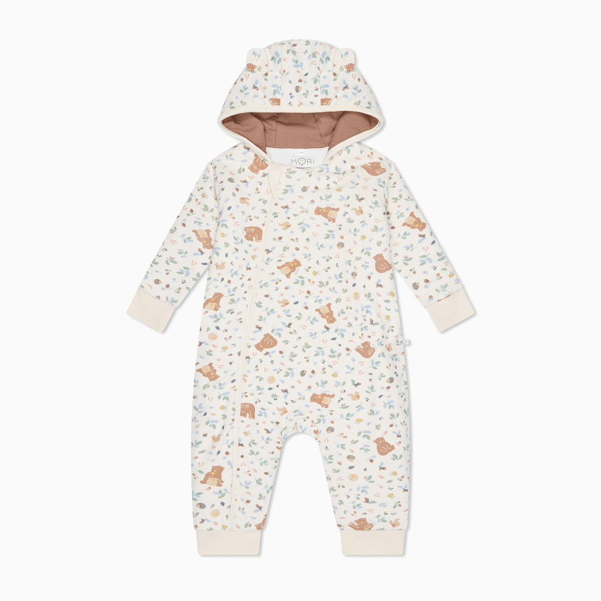 Bear Print Pramsuit