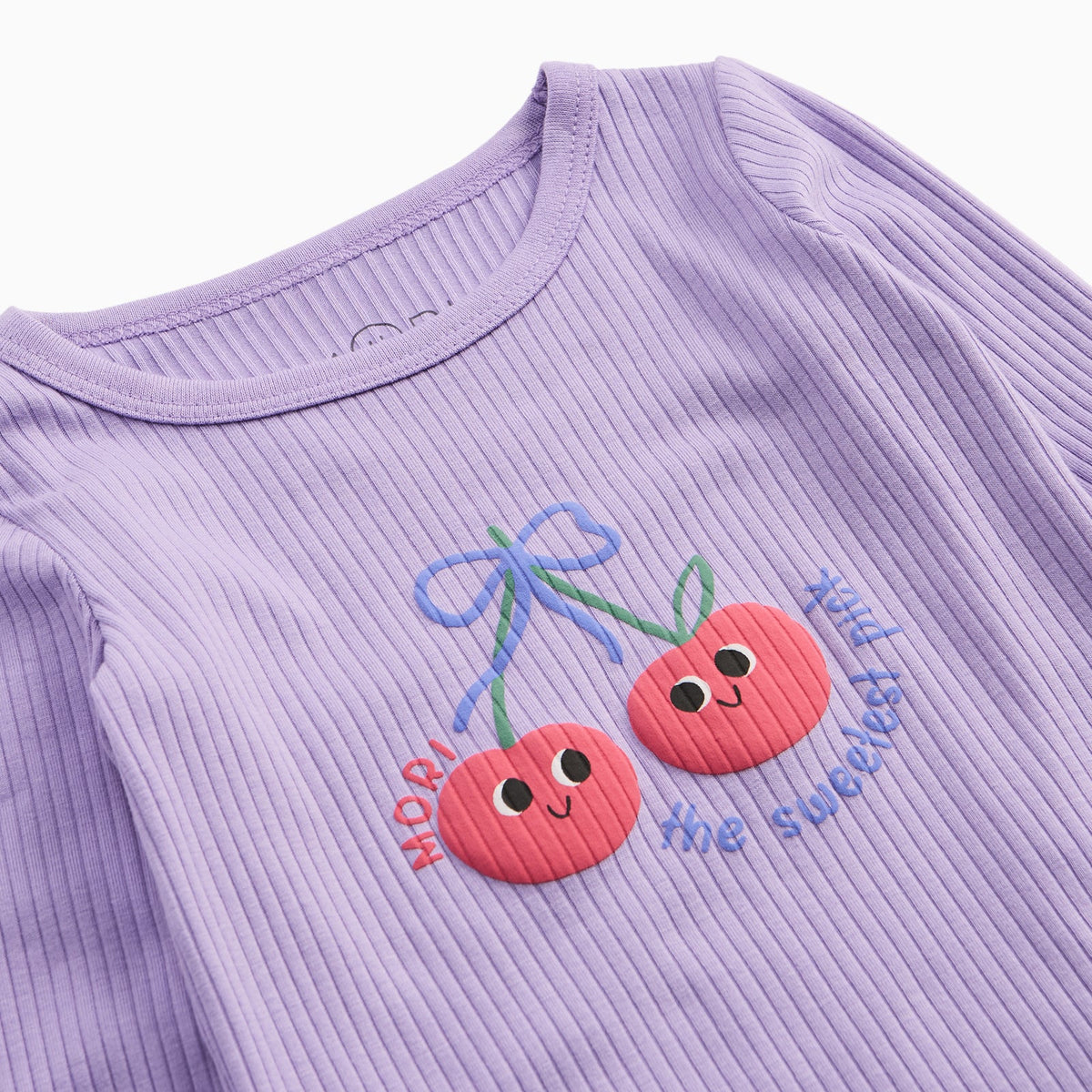 Cherry Ribbed Pyjamas