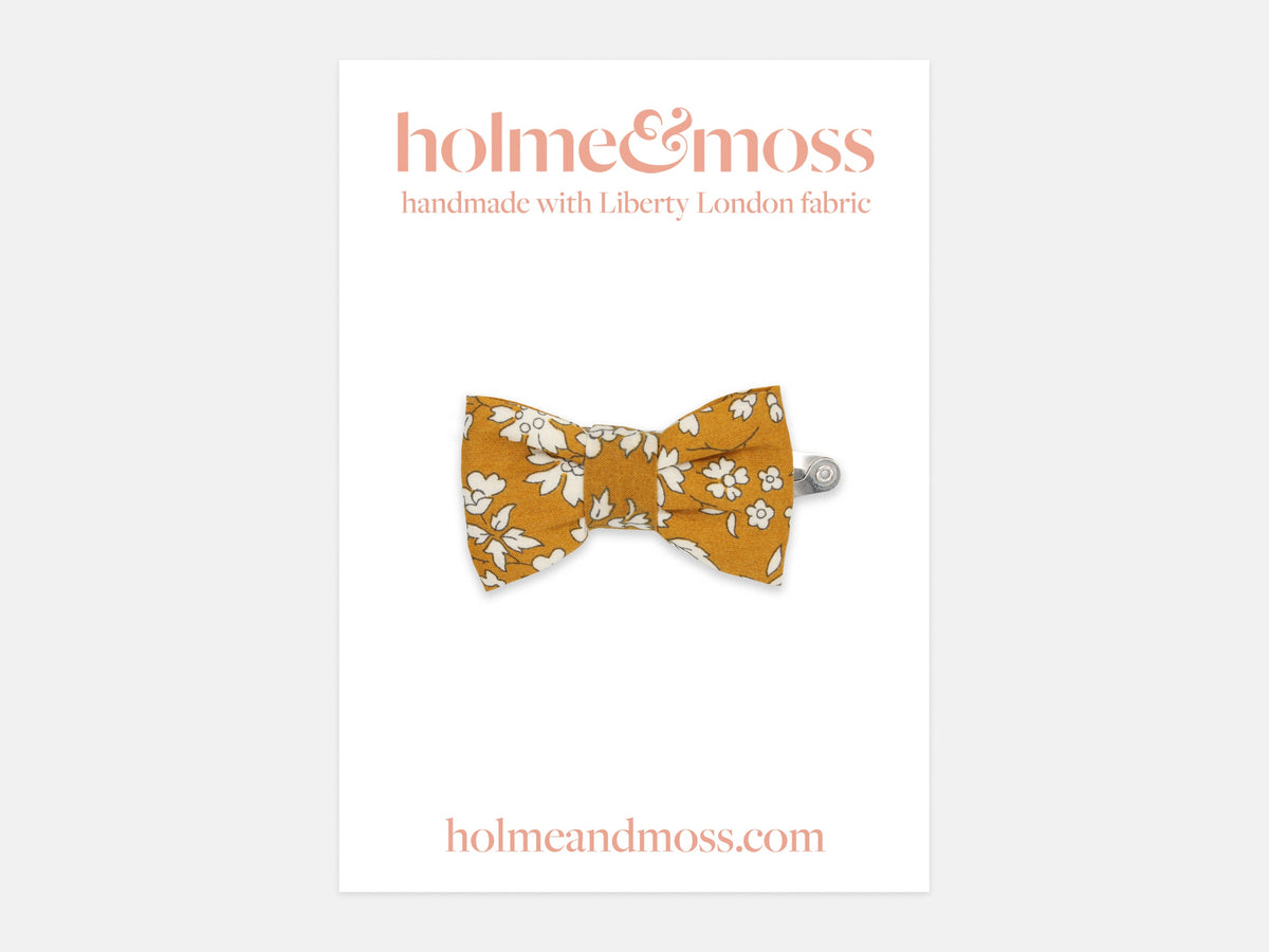 Bow Hair Clip - Liberty Capel G Print