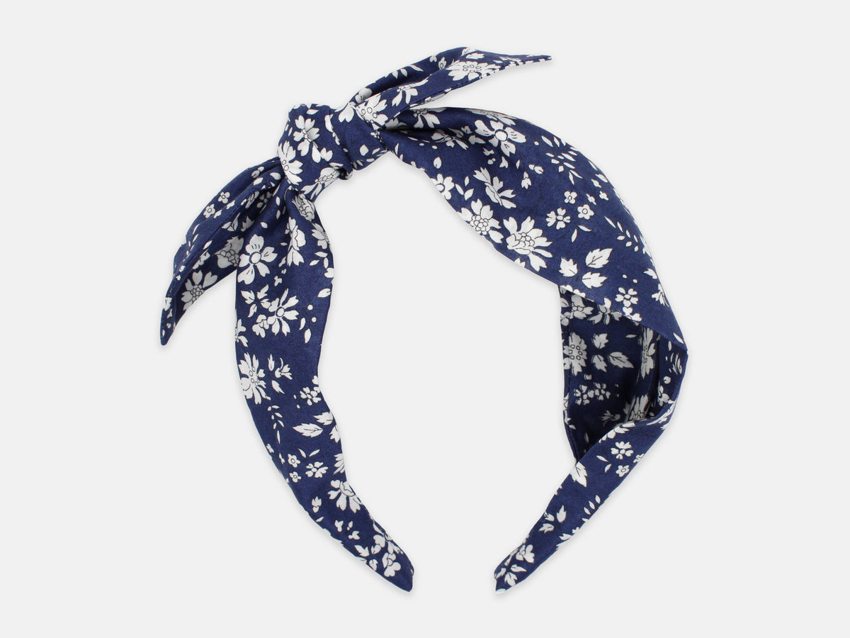 Side Bow Headband - Liberty Capel U Print