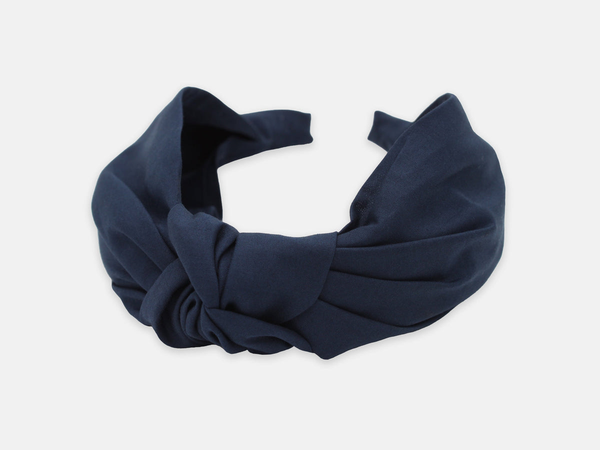 Classic Knot Headband - Liberty Navy C Print