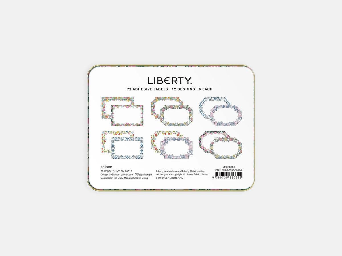 Liberty Tin of Labels