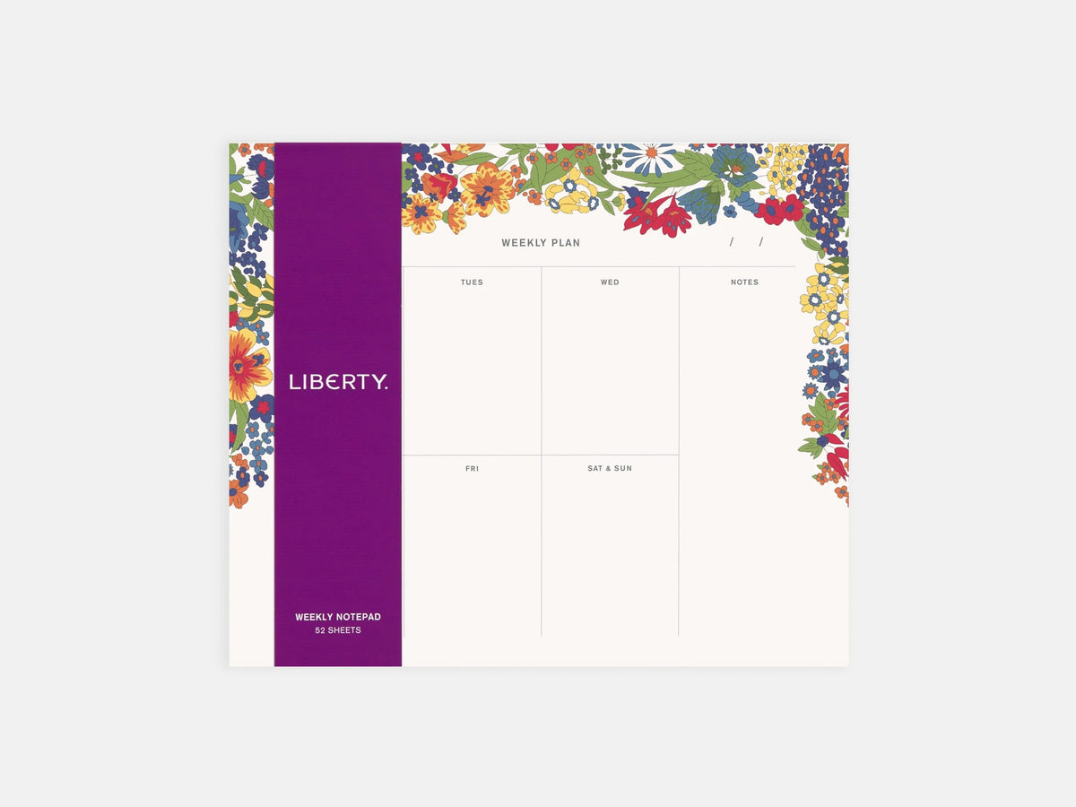 Liberty Margaret Annie Weekly Notepad