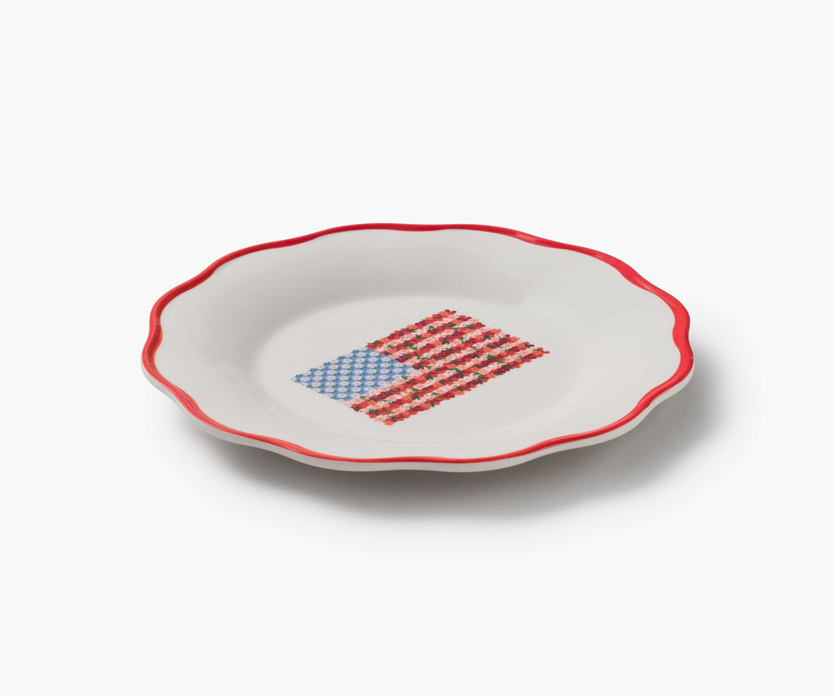 Melamine Assorted Dessert Plates - Americana