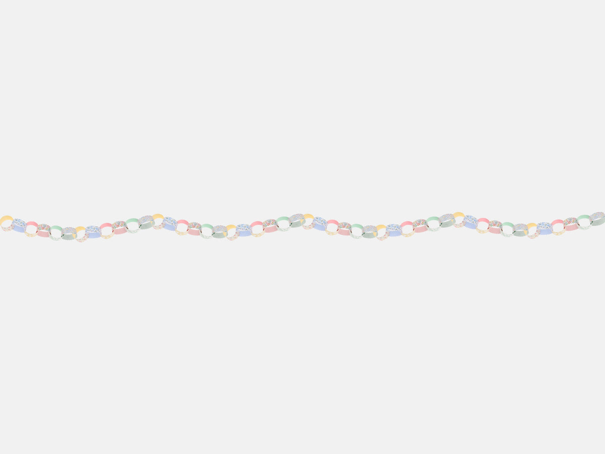 Meri Meri x Liberty Scalloped Paper Chains Set