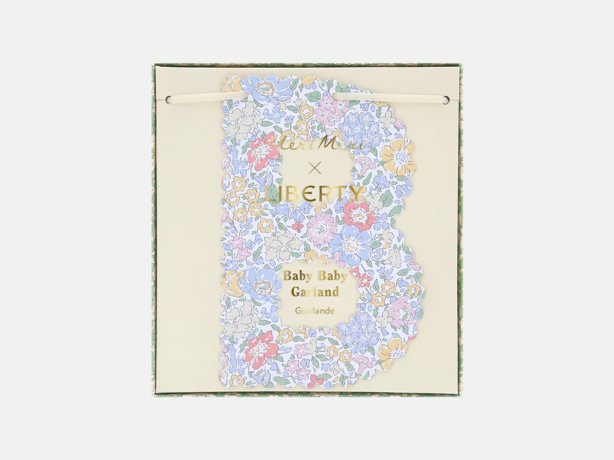 Meri Meri x Liberty Baby Garland