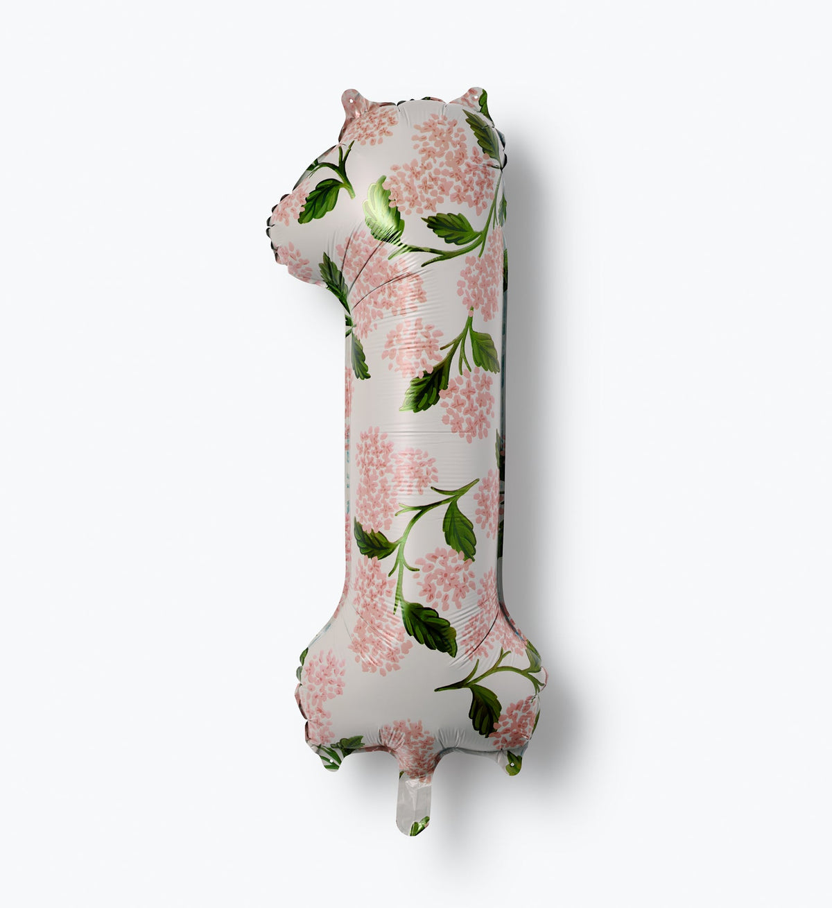 Numbered Foil Balloon - Pink Hydrangea