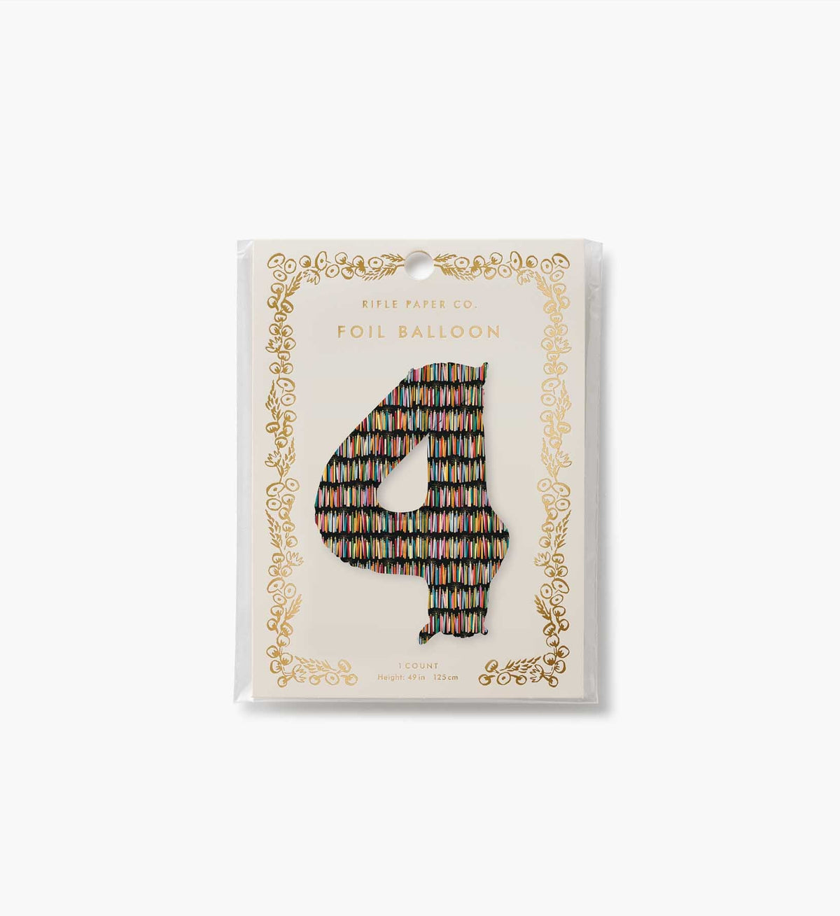 Numbered Foil Balloon - Candles