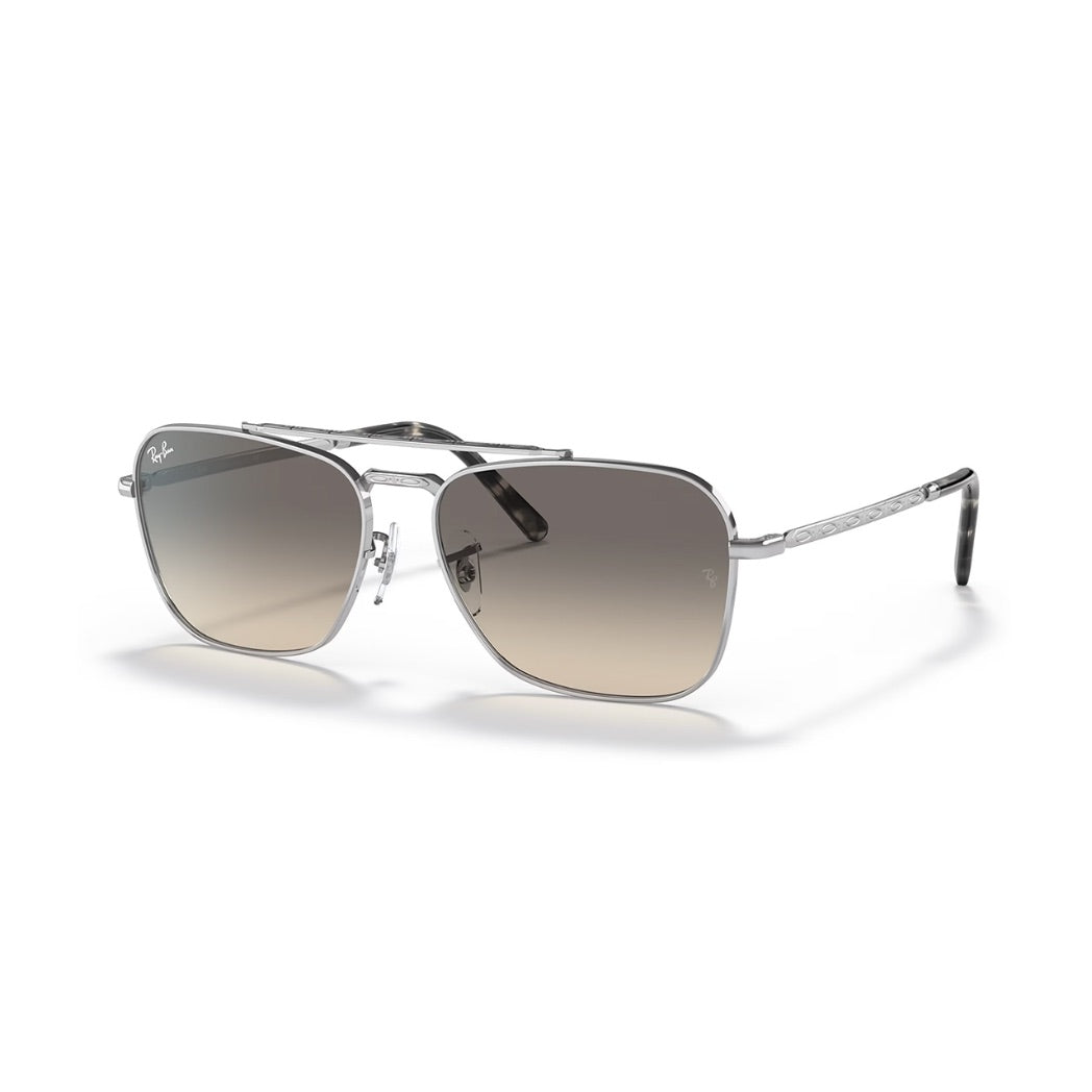 RAYBAN - NEW CARAVAN | Silver w/ Gradient Grey
