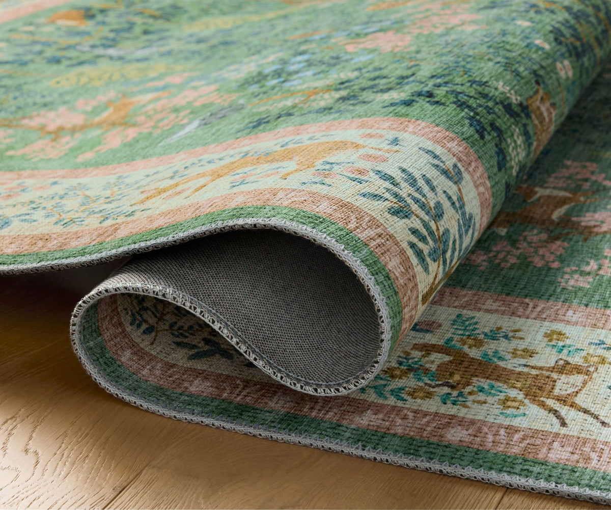 Canopy Woodland Printed Rug - Sage