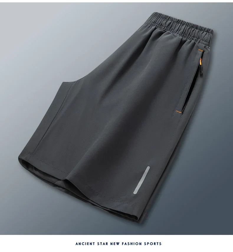 Shorts for men's popular casual pants, men's ice silk pants, sports casual pants, high-quality trendy pants, quick drying pants,